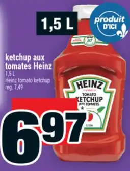 Super C KETCHUP AUX TOMATES HEINZ | HEINZ TOMATO KETCHUP offer