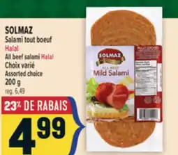 Marché Adonis SOLMAZ SALAMI TOUT BOEUF | ALL BEEF SALAMI HALAL offer
