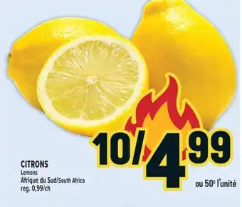 Marché Adonis CITRONS | LEMONS offer