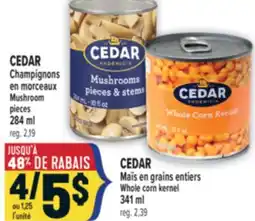 Marché Adonis CEDAR Champignons en morceaux |Mushroom pieces offer