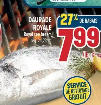 Marché Adonis NOS RECETTES DAURADE ROYALE | ROYAL SEA BREAM offer