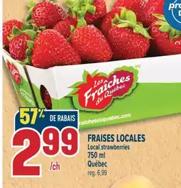Marché Adonis FRAISES LOCALES | LOCAL STRAWBERRIES offer
