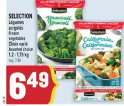 Marché Adonis SELECTION LÉGUMES SURGELÉS | FROZEN VEGETABLES offer