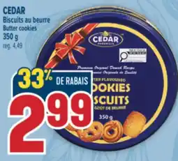 Marché Adonis CEDAR BISCUITS AU BEURRE | CEDAR BUTTER COOKIES offer