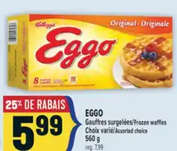 Marché Adonis EGGO GAUFFRES SURGELÉES | FROZEN WAFFLES offer