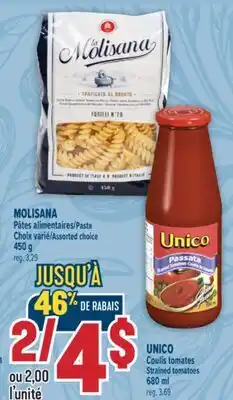 Marché Adonis MOLISANA PÂTES ALIMENTAIRES | MOLISANA PASTA offer