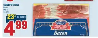 Marché Adonis CARVER'S CHOICE Bacon offer