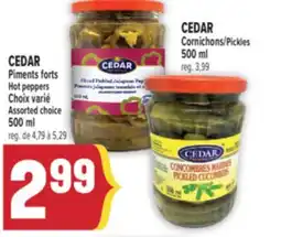 Marché Adonis CEDAR CORNICHONS | PICKLES offer