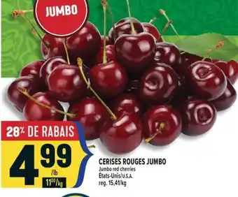 Marché Adonis CERISES ROUGES JUMBO | JUMBO RED CHERRIES offer