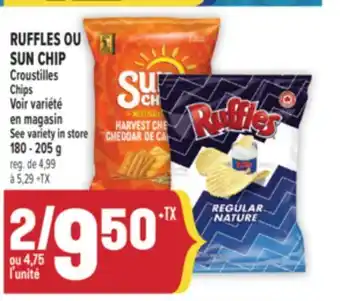 Marché Adonis RUFFLES OU SUN CHIP Croustilles | Chips offer