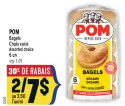 Marché Adonis POM Bagels offer