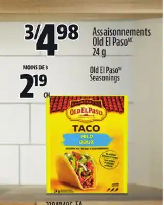 Provigo OLD EL PASO SEASONINGS, 24g offer