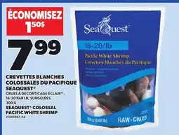 Provigo SEAQUEST COLOSSAL PACIFIC WHITE SHRIMP, 16–20 PAR LB, 300 G offer