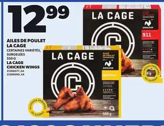 Provigo LA CAGE CHICKEN WINGS, 550 G offer