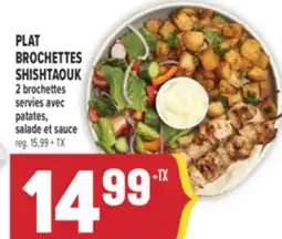 Marché Adonis PLAT BROCHETTES SHISHTAOUK offer