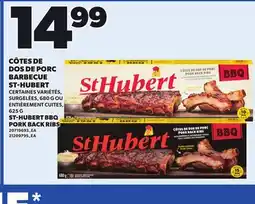 Provigo ST-HUBERT BBQ PORK BACK RIBS, 625 G offer