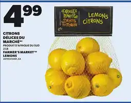 Provigo FARMER'S MARKET LEMONS, 2 LB offer