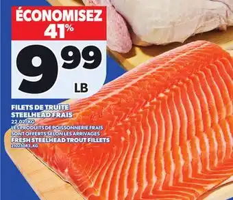 Provigo FILETS DE TRUITE offer
