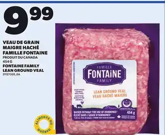Provigo FONTAINE FAMILY LEAN GROUND VEAL, 454 G offer