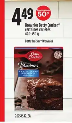 Provigo BETTY CROCKER BROWNIES, 440-550 G offer