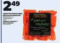 Provigo FARMER'S MARKET MINI CARROTS, 340 G offer