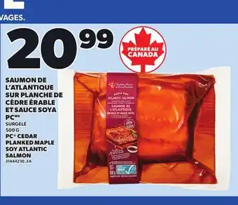 Provigo PC CEDAR PLANKED MAPLE SOY ATLANTIC SALMON, 500 G offer