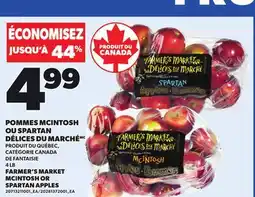 Provigo POMMES MCINTOSH OU SPARTAN DÉLICES DU MARCHÉ, 4 LB offer