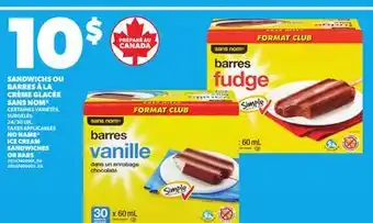 Provigo NO NAME ICE CREAM SANDWICHES OR BARS, 24/30 UN offer