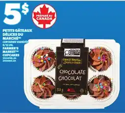 Provigo FARMER'S MARKET CUPCAKES, 6/12 UN offer
