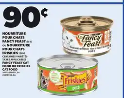 Provigo FANCY FEAST CAT FOOD, 85 G OR FRISKIES CAT FOOD 156 G offer