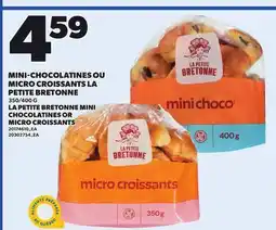 Provigo LA PETITE BRETONNE MINI CHOCOLATINES OR MICRO CROISSANTS, 350/400 G offer