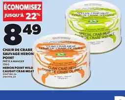 Provigo HERON POINT WILD CAUGHT CRAB MEAT, 170 G offer