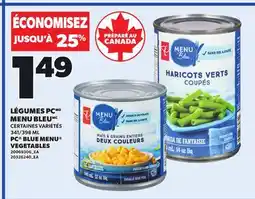 Provigo LÉGUMES PC MENU BLEU, 341/398 ML offer