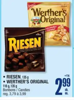 Jean Coutu RIESEN, WERTHER'S ORIGINAL Candies Selected products offer