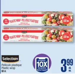 Jean Coutu SELECTION Plastic wrap offer