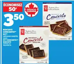 Provigo PC CONCERTO BISCUITS, 240 G offer