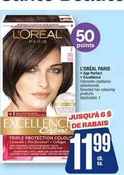 Jean Coutu L'ORÉAL PARIS Selected hair colouring products offer