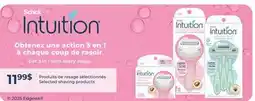 Jean Coutu SCHICK Intuition Produits de rasage sélectionnés offer