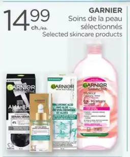 Proxim GARNIER Selected skincare products offer