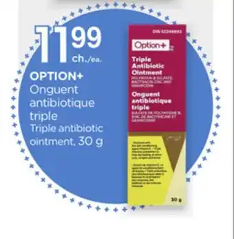 Proxim OPTION+ Triple antibiotic ointment offer