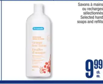 Jean Coutu PERSONNELLE Selected hand soaps and refills offer