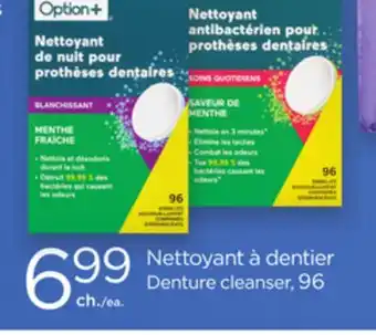 Proxim Option+ Denture cleanser offer