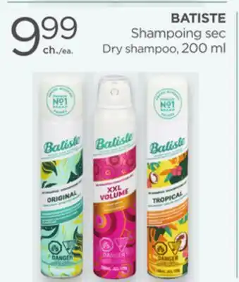 Proxim BATISTE Dry shampoo offer
