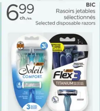 Proxim BIC Selected disposable razors offer