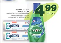 Proxim CREST, SENSODYNE offer