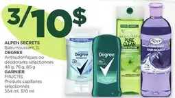 Proxim ALPEN SECRETS, DEGREE, GARNIER offer