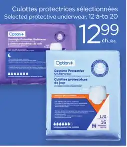 Proxim Option+ Selected protective underwear offer