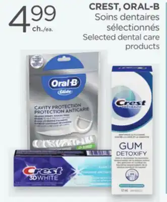 Proxim CREST, ORAL-B Selected dental care products offer