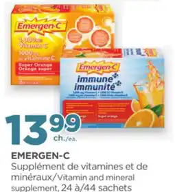 Proxim EMERGEN-C Vitamin and mineral supplement offer