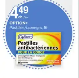 Proxim OPTION+ Lozenges offer